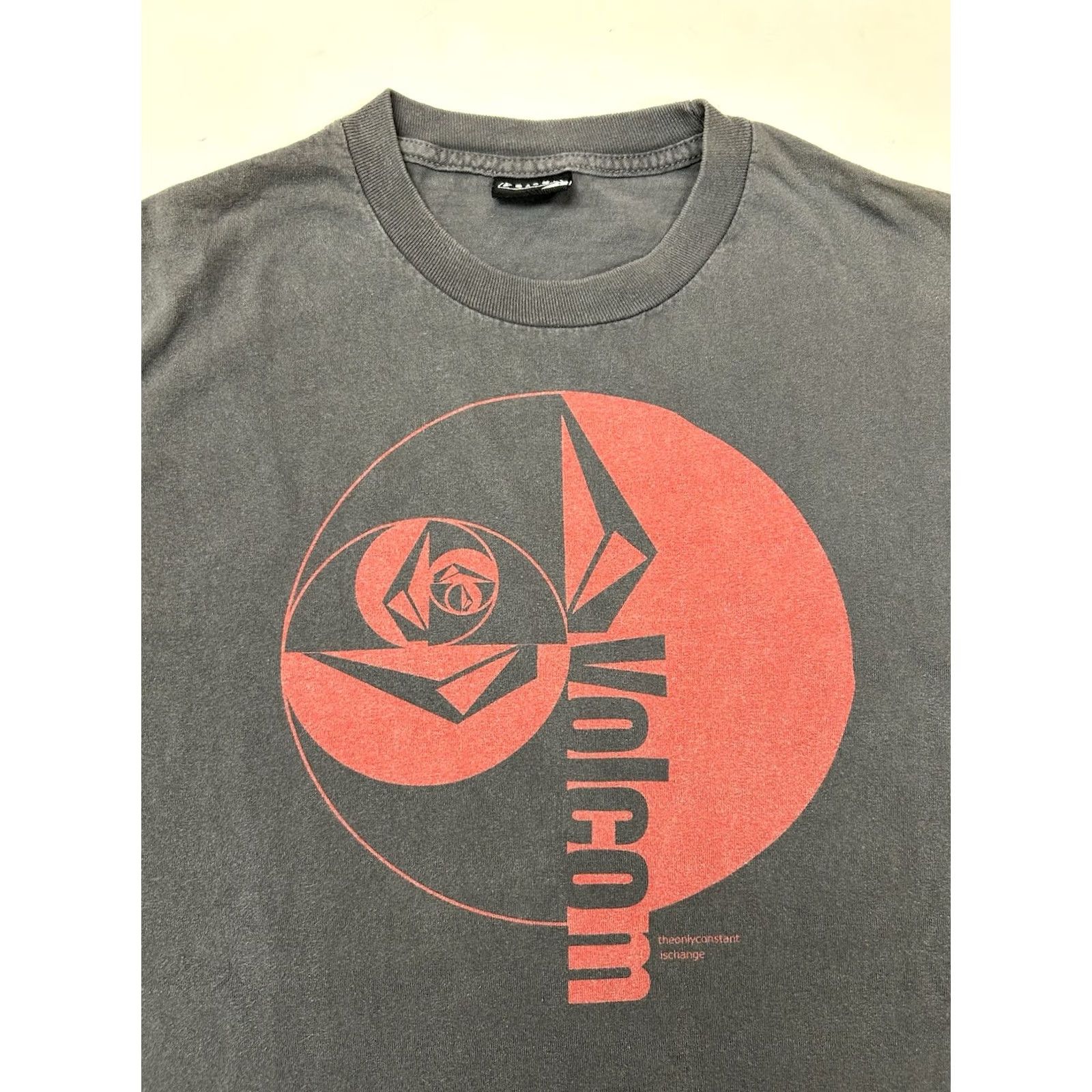 Volcom VINTAGE Volcom Stone Tee Long Sleeve Large Gray/Red 2000s Size US L / EU 52-54 / 3 - 3 Thumbnail