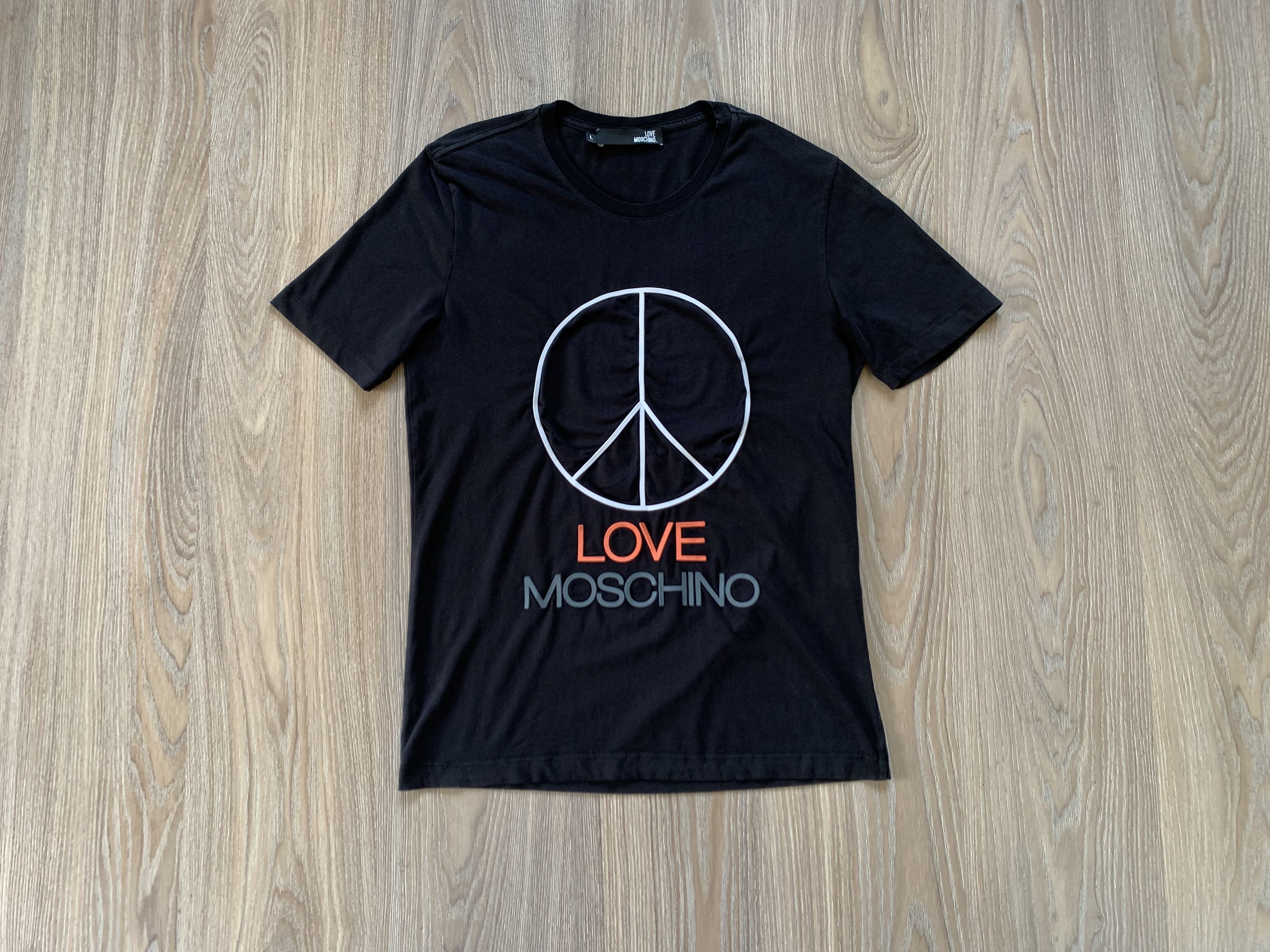 Moschino Vintage Love Moschino Cotton Stretch 3D Printed T-Shirt Size US L / EU 52-54 / 3 - 11 Thumbnail