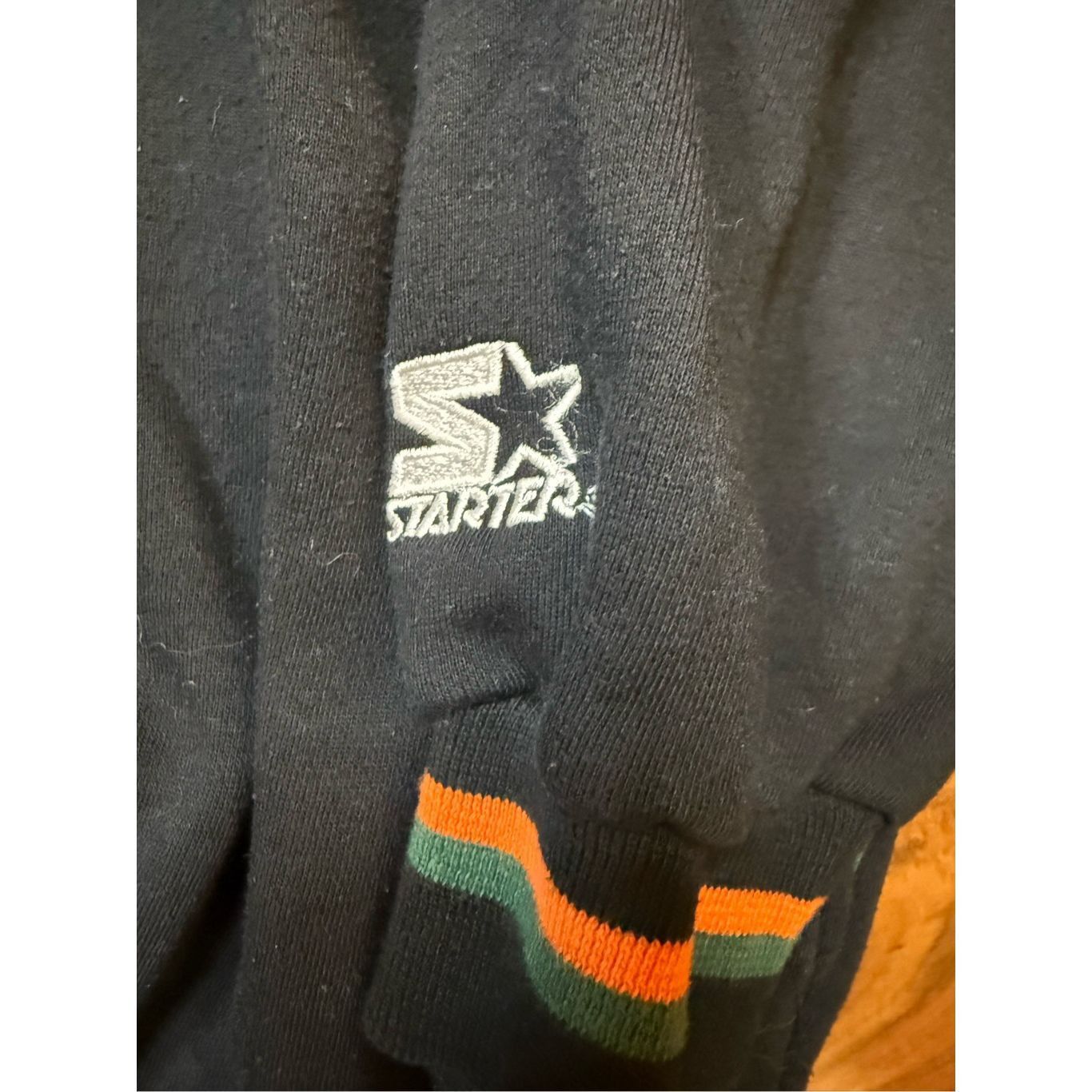 Starter Size XL - 1990s Vintage University Miami Hurricanes Starter Size US XL / EU 56 / 4 - 2 Thumbnail