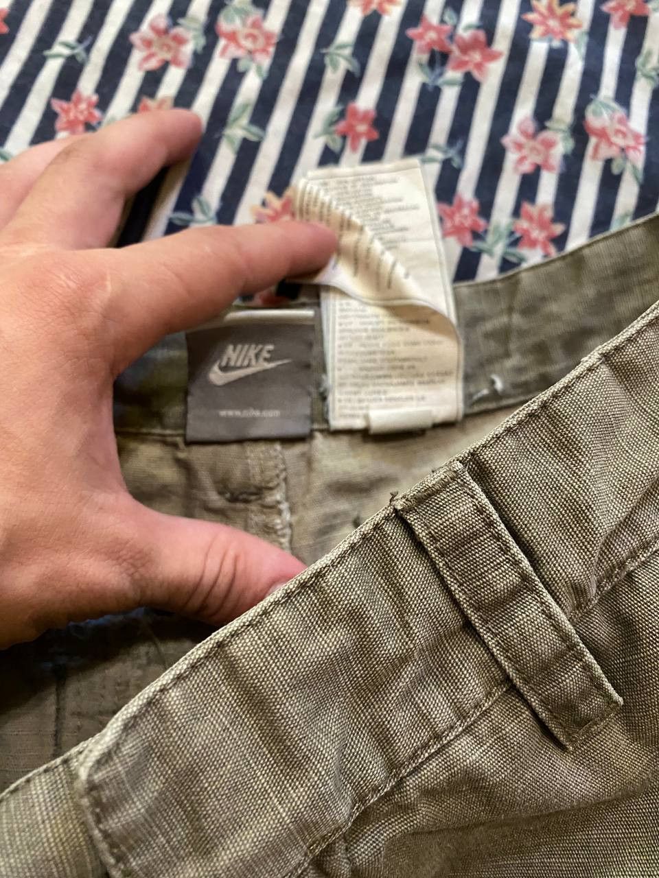 Nike Vintage denim shorts Y2K logo NIKE streetwear Size US 30 / EU 46 - 3 Thumbnail