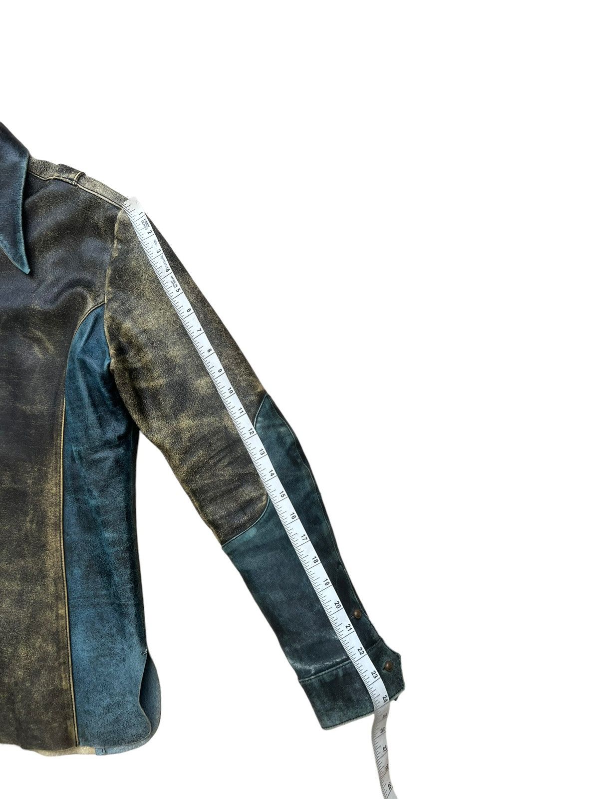 Obelisk Vintage Obelisk Japan Nice Patina Horse Leather Shirt Size US M / EU 48-50 / 2 - 4 Thumbnail
