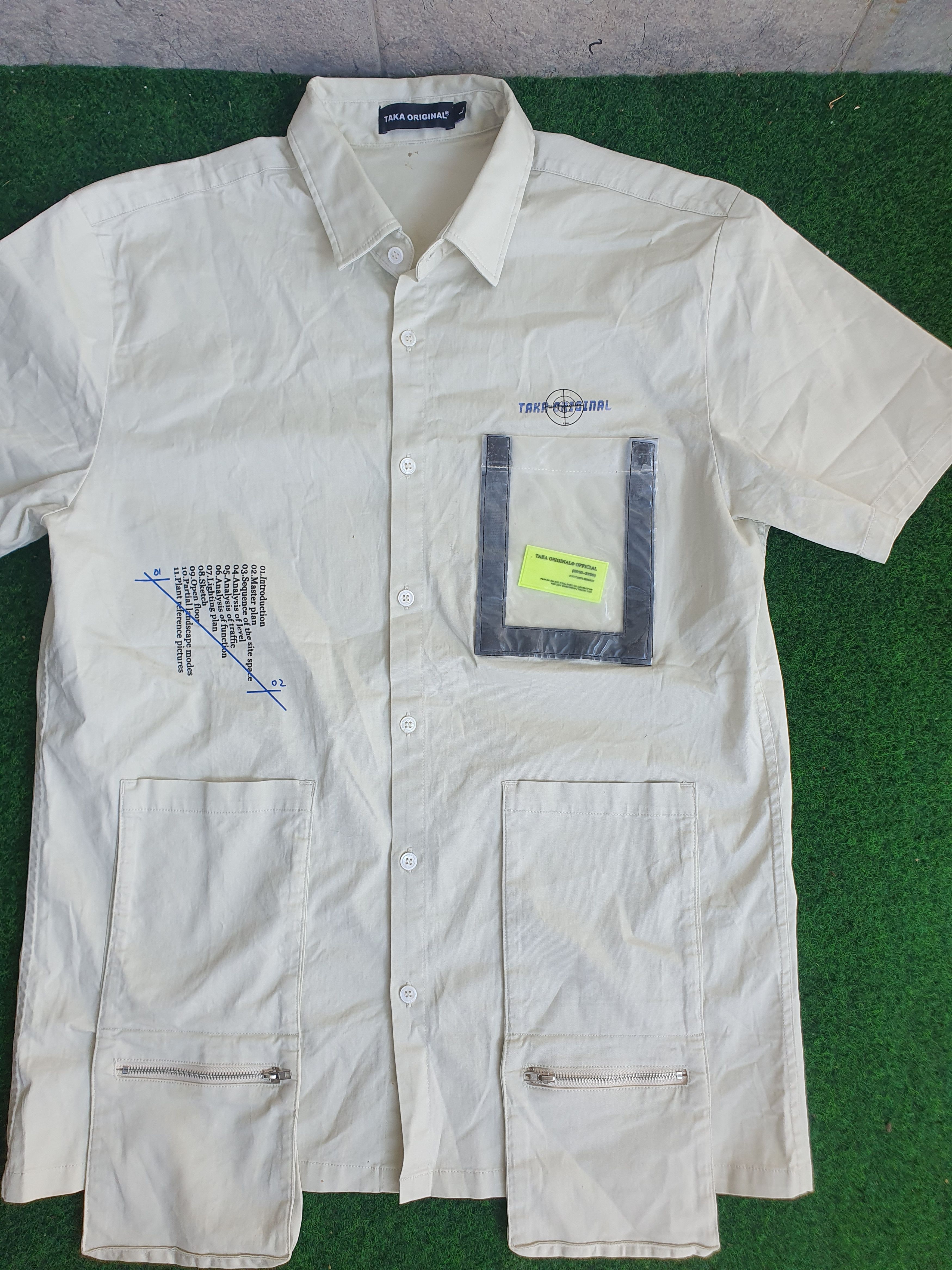 Japanese Brand × TAKA Original Taka Original Tactical Military Shirt Multi Pockets Rare szL Size US L / EU 52-54 / 3 - 7 Thumbnail