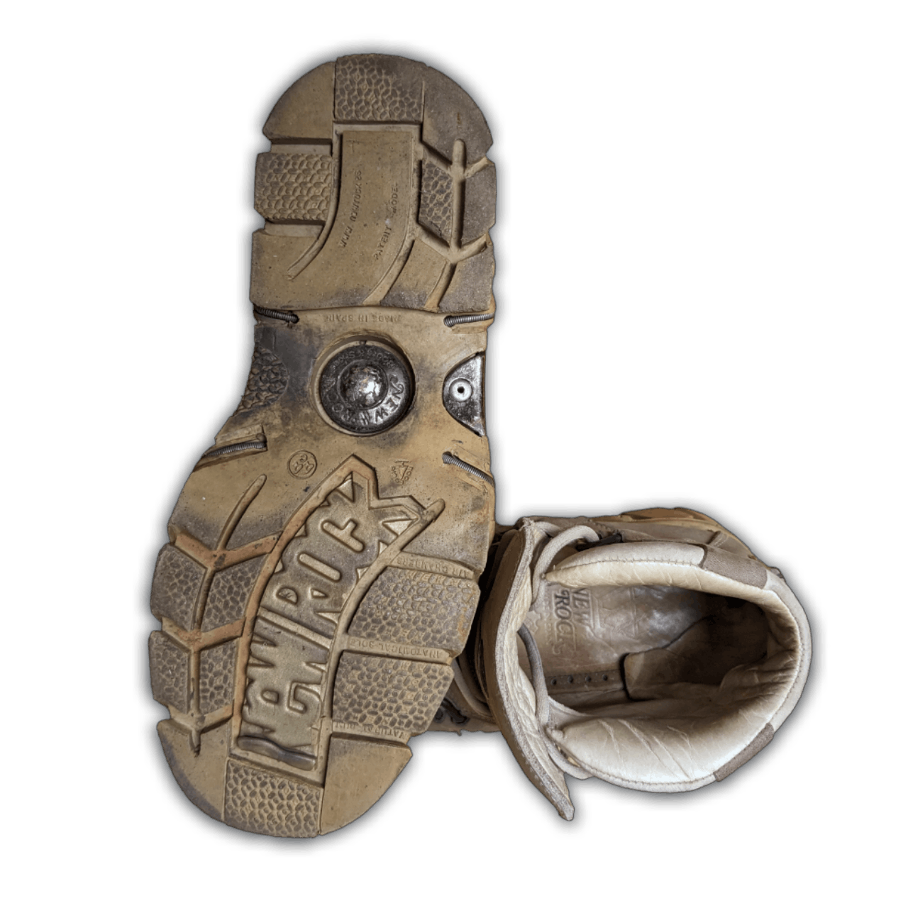 Tan / Beige / Cream Vintage Archive New Rocks in Brown, Men's (Size 10.5) — image 4 of 6