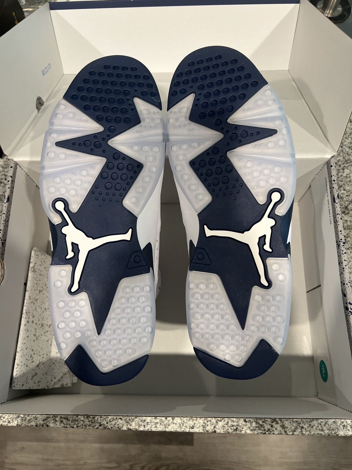 Jordan Brand × Nike Jordan 6 White/Navy Blue Size US 10.5 / EU 43-44 - 5 Thumbnail