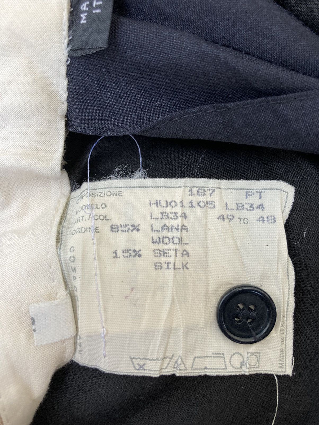 Helmut Lang Helmut Lang Navy Blue Trousers Pants Size US 30 / EU 46 - 9 Thumbnail