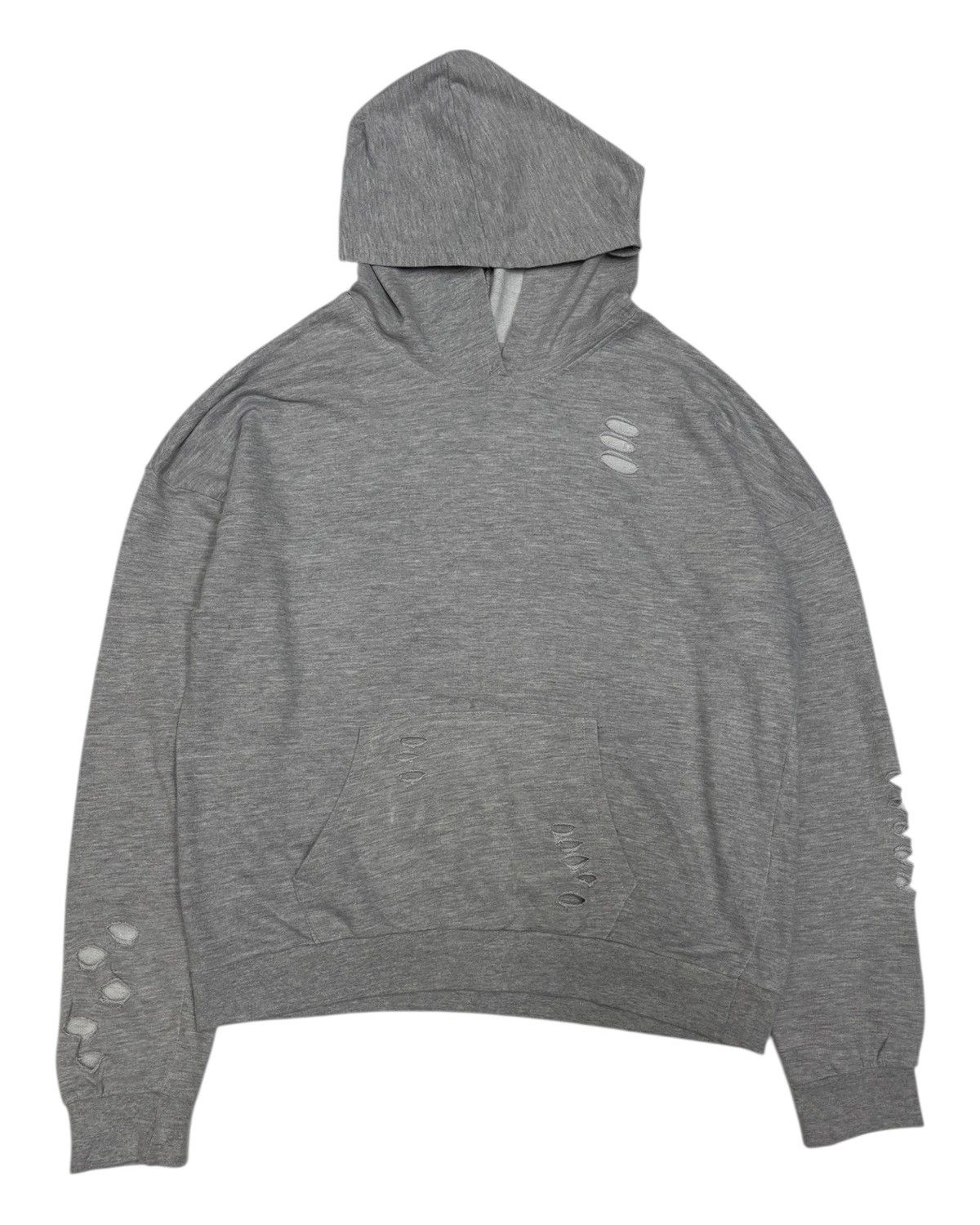 Stussy 🔥STUSSY THRASHED DISTRESSED PLAIN HOODIES Size US M / EU 48-50 / 2 - 1 Thumbnail