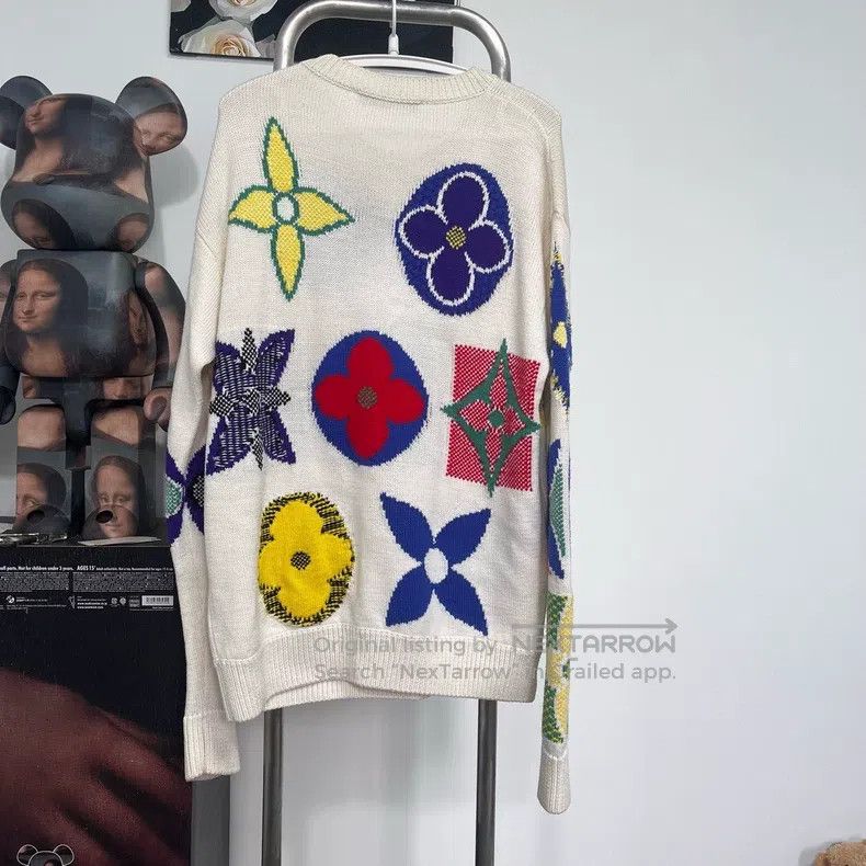 Louis Vuitton Louis Vuitton Three-flower sweater Size US M / EU 48-50 / 2 - 2 Thumbnail