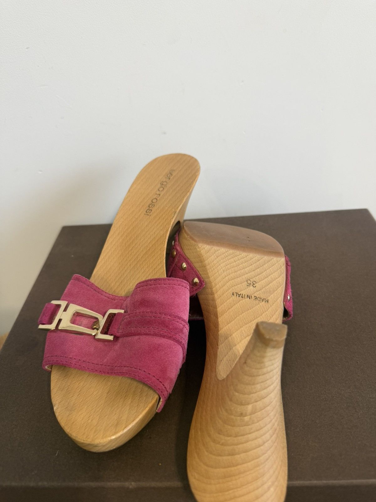 Sergio Rossi Mule Sergio Rossi r.35 Size US 5 / IT 35 - 7 Thumbnail