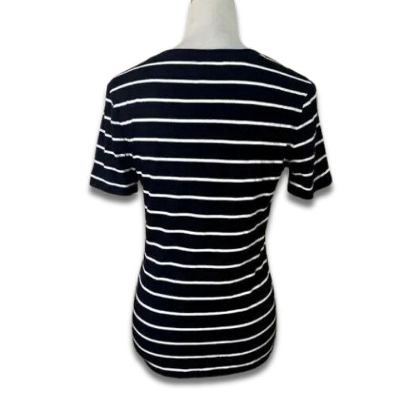 BP. BP Short Sleeve T-Shirt Striped Black/White Women's XS NWT Size XS / US 0-2 / IT 36-38 - 4 Thumbnail