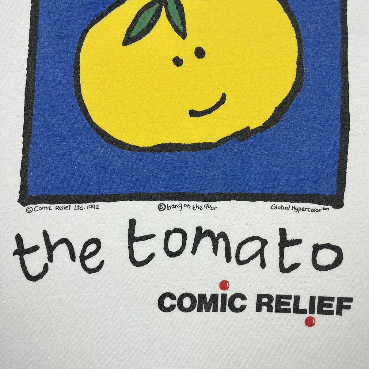 Vintage Vintage Comic Relief Red Nose Day y2k Tomato tee 1992 Size US XL / EU 56 / 4 - 5 Thumbnail