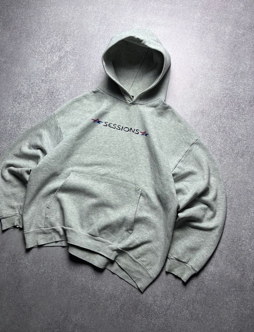 Vintage Vintage Sessions Sk8 Boxy Hoodie Y2K L Size US L / EU 52-54 / 3 - 4 Thumbnail