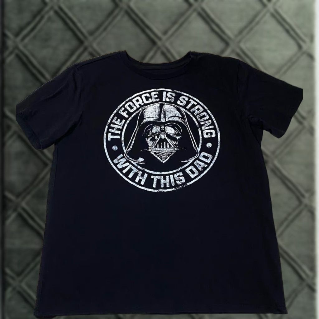 Mad Engine Star Wars Mad Engine Darth Vader T Shirt 2XL Men Black Graphic Tee Dad Crew Neck Short Sleeve T-Shirt Big & Tall Star Wars Theme Mens Clothing Size US XXL / EU 58 / 5 - 1 Thumbnail