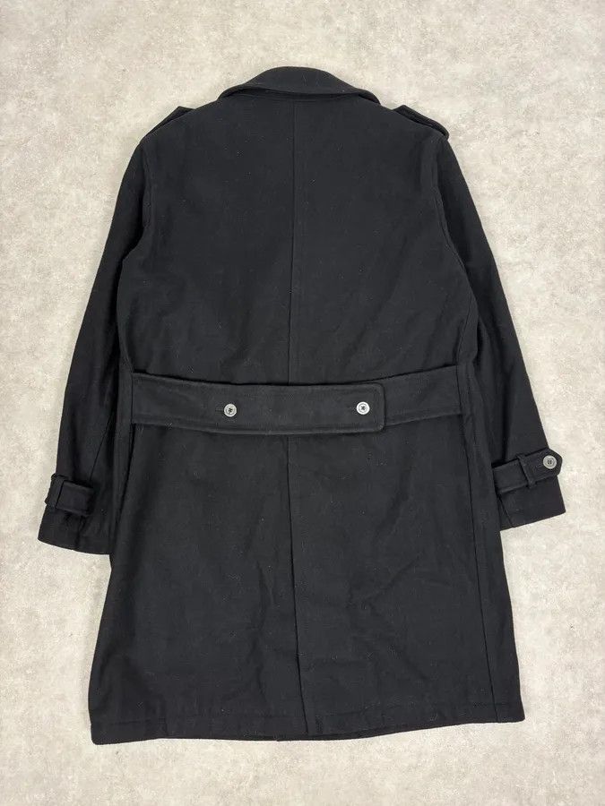 Burberry 2000s Burberry Black Double-Breasted Wool Coat Size US L / EU 52-54 / 3 - 6 Thumbnail