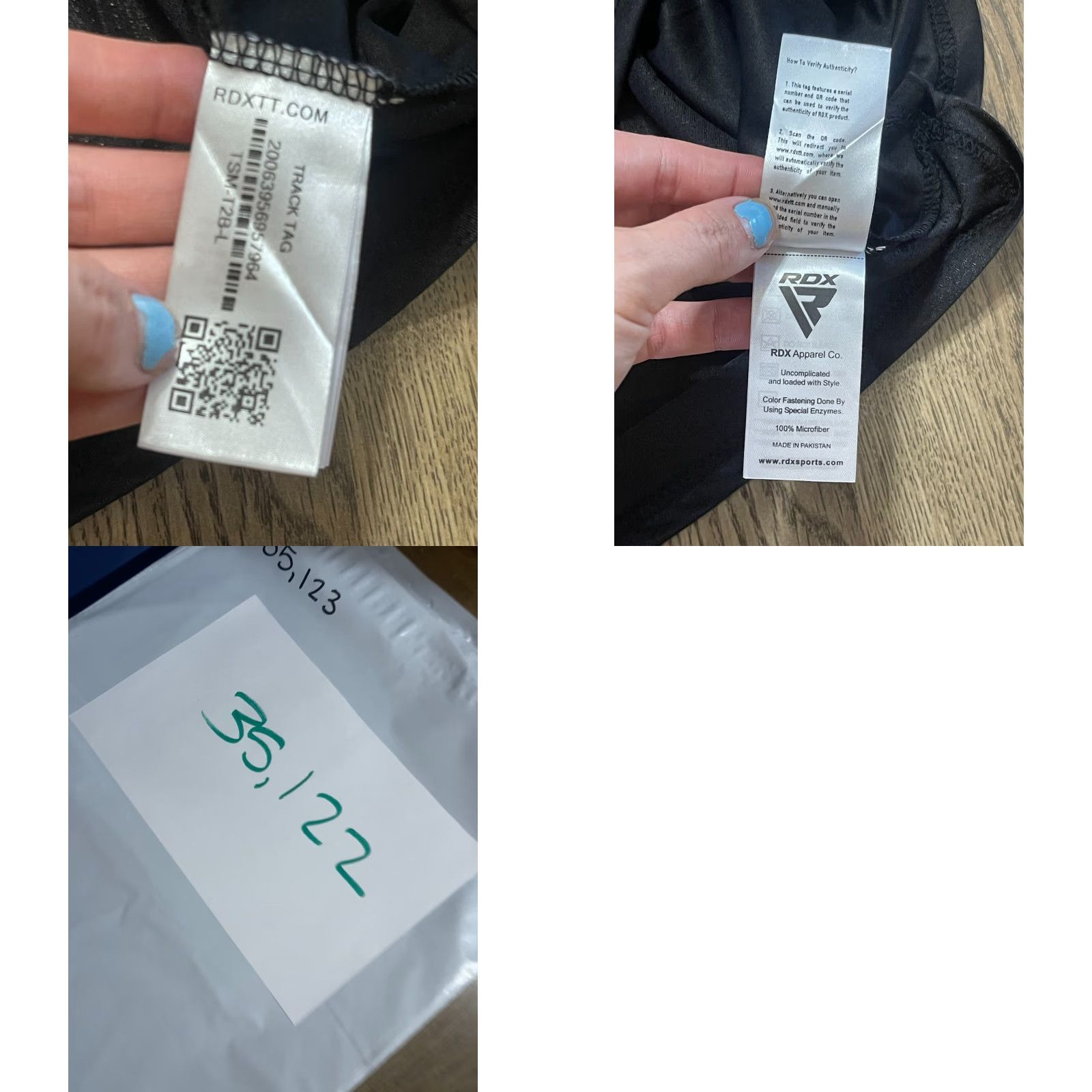 Logo 7 RDX Shirt Men L Black Activewear Logo Print Shirt Size US L / EU 52-54 / 3 - 8 Thumbnail