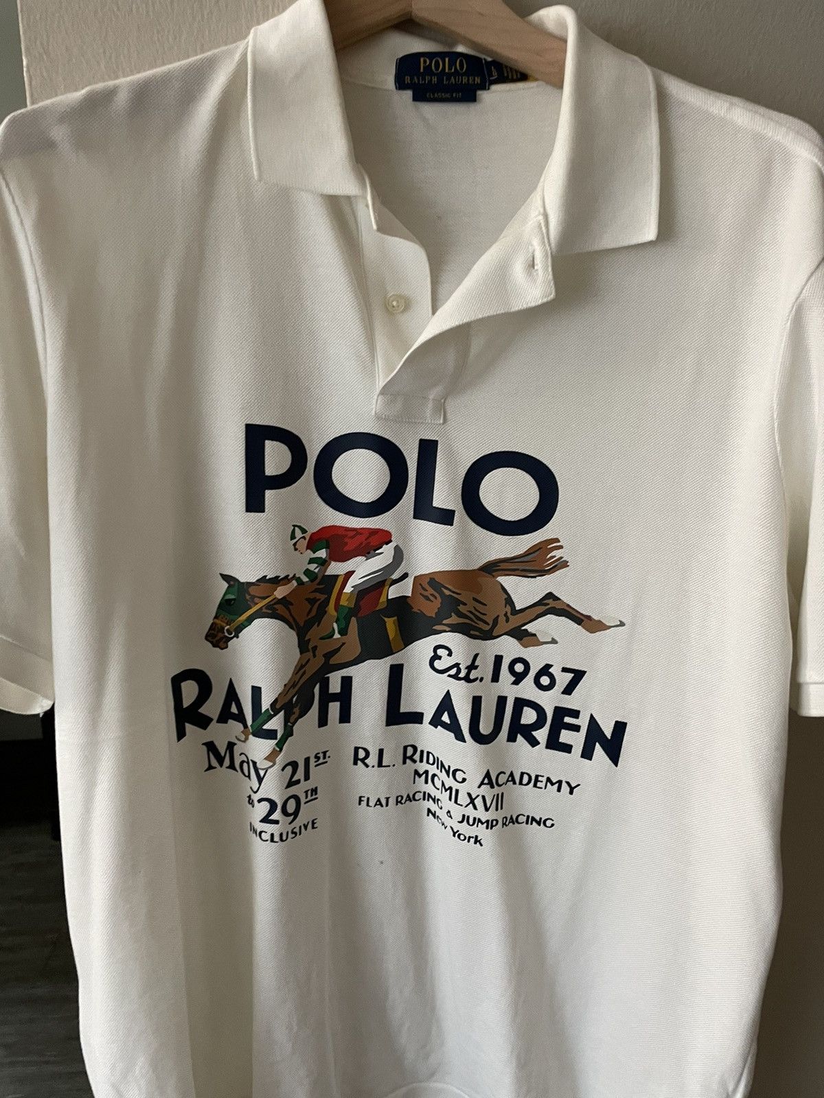 Polo Ralph Lauren Polo Ralph Lauren Graphic Print Polo Shirt Size US L / EU 52-54 / 3 - 1 Thumbnail