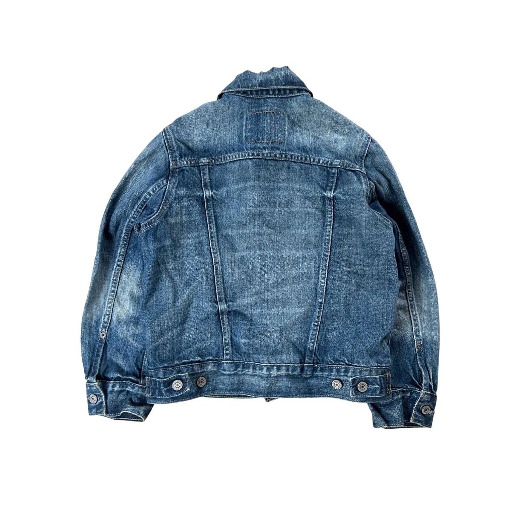 CO VINTAGE Levi Strauss & Co Trucker Jean Denim Jacket Men's Size S Blue Size US 29 - 4 Thumbnail