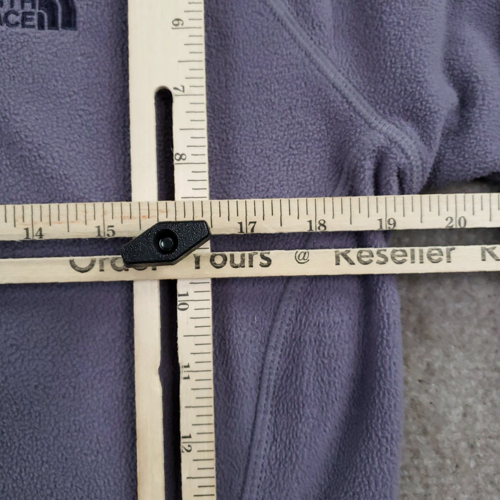 The North Face The North Face Jacket Womens Large Purple Fleece Full Zip Warm Soft Outdoor Size L / US 10 / IT 46 - 3 Thumbnail