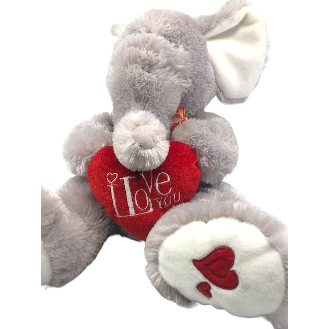 Other I Love You 2009 Valentines Elephant 15" Stuffed Animal Size ONE SIZE - 3 Thumbnail