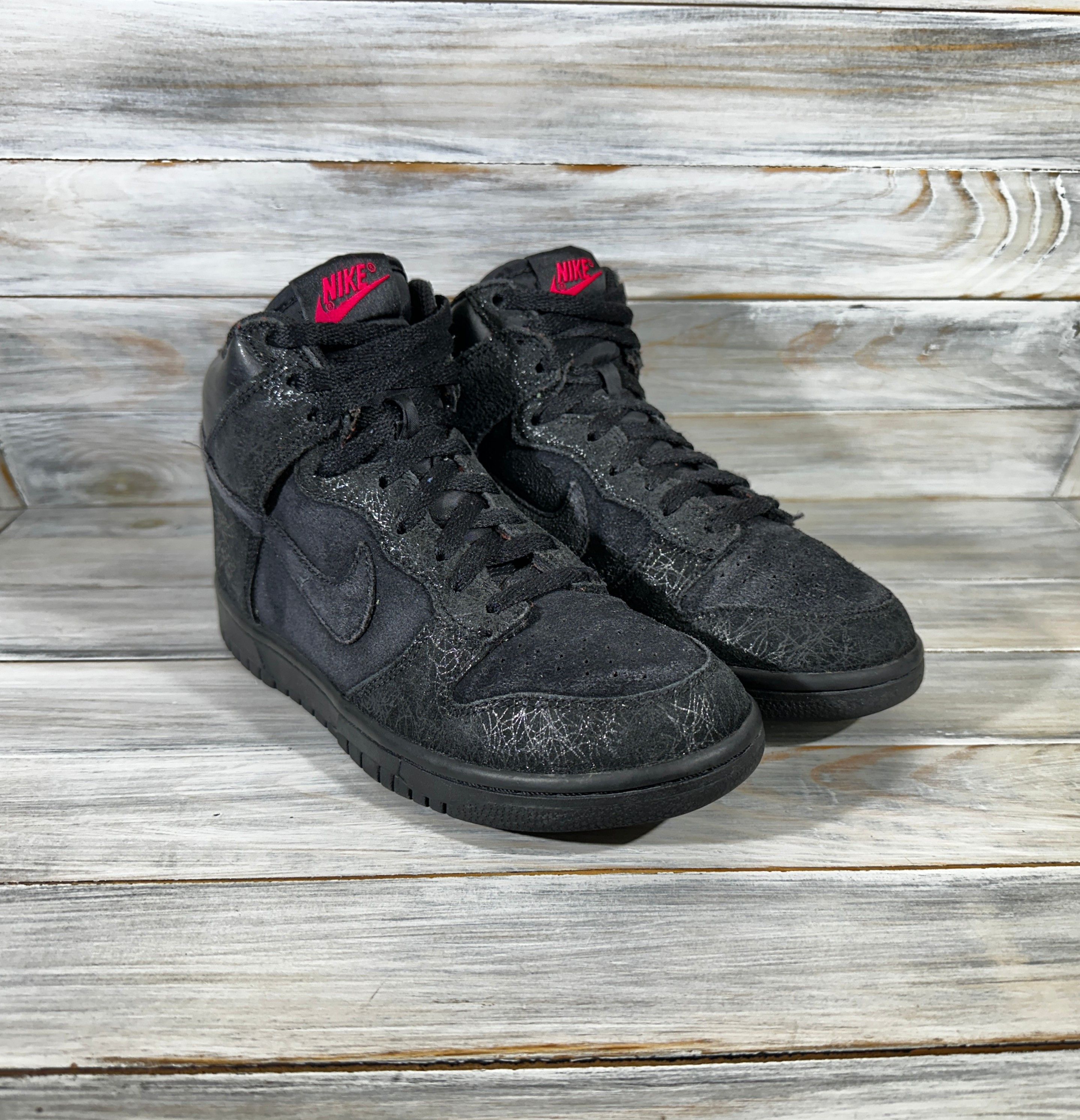 Nike NIKE Dunk High Women's Sneakers Black Casual Sport Shoes Size US 6.5 / IT 36.5 - 14 Thumbnail