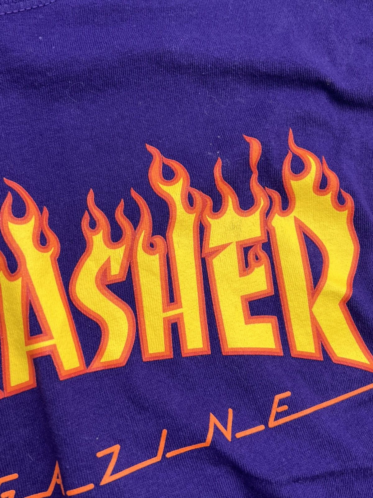 Thrasher × Vintage Vintage Trasher T Shirt Big Fire Logo Rare Size US S / EU 44-46 / 1 - 3 Thumbnail