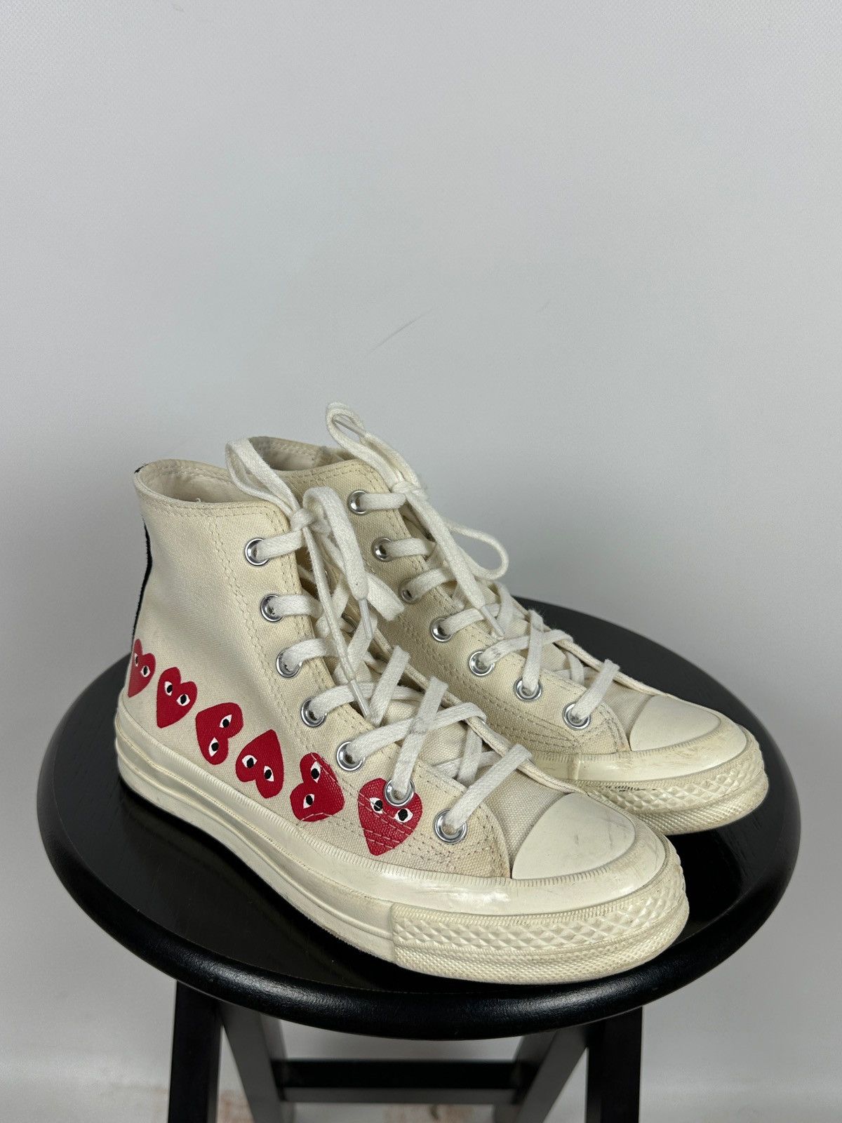 Comme des Garcons Comme Des Garçons x Chuck Taylor Converse All Star Hi Top Size US 5 / EU 37 - 9 Thumbnail