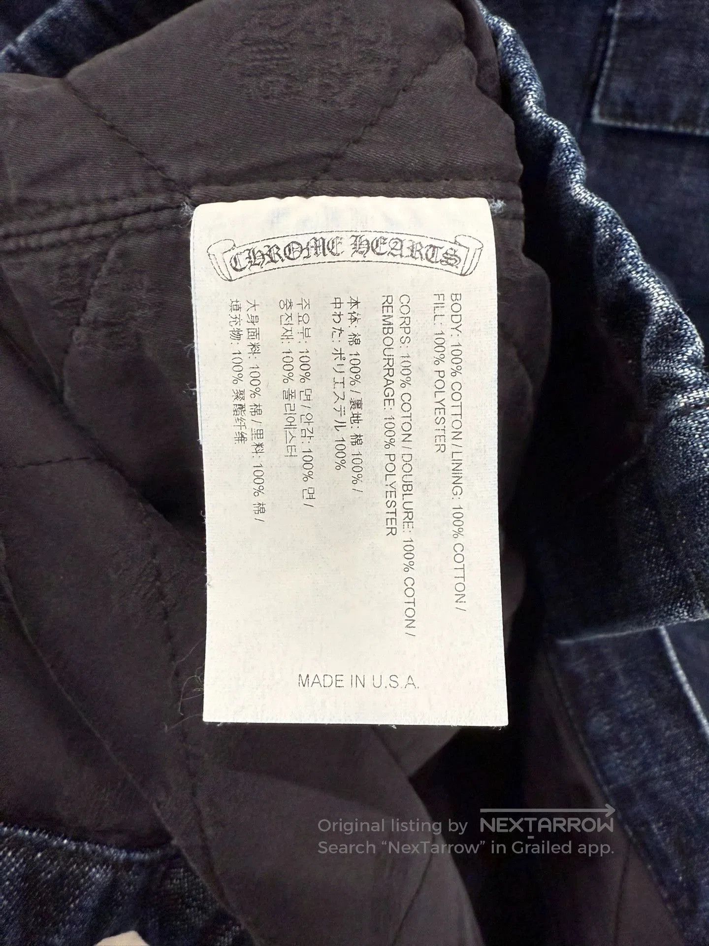 Chrome Hearts chrome hearts denim long sleeve shirt jacket. Size US L / EU 52-54 / 3 - 5 Thumbnail