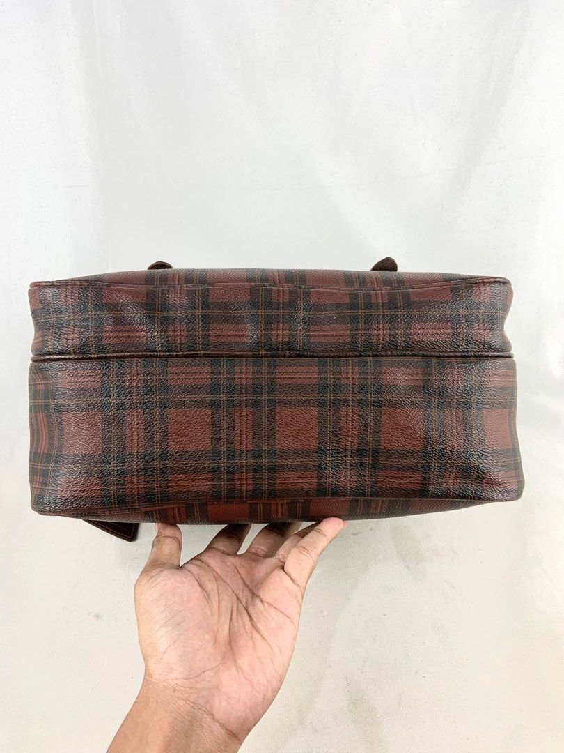 Polo Ralph Lauren Vintage Polo Ralph Lauren Tartan Plaid Messenger Bag Size ONE SIZE - 5 Thumbnail
