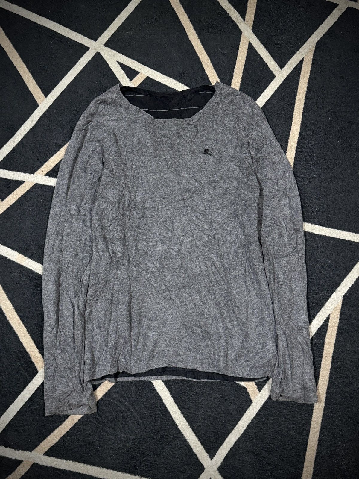 Burberry Burberry Double Layer Reversible Long Sleeve Size US M / EU 48-50 / 2 - 1 Thumbnail