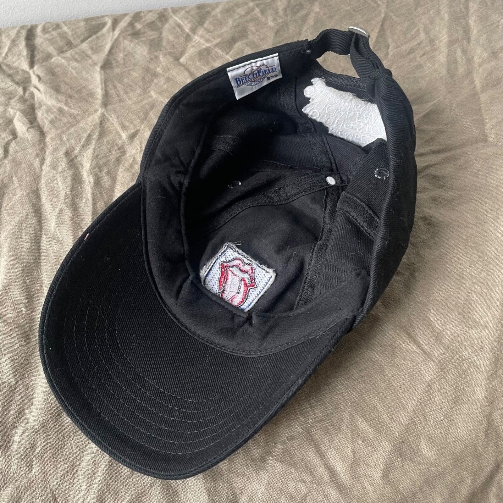 Budweiser The Rolling Stones Vintage Fun Club Member Cap 9120AC Size ONE SIZE - 3 Thumbnail