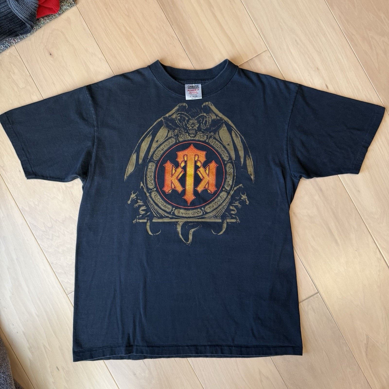 Vintage Vintage Thrill Kill Kult Shirt XL Black 90s Rock Music Size US XL / EU 56 / 4 - 2 Thumbnail