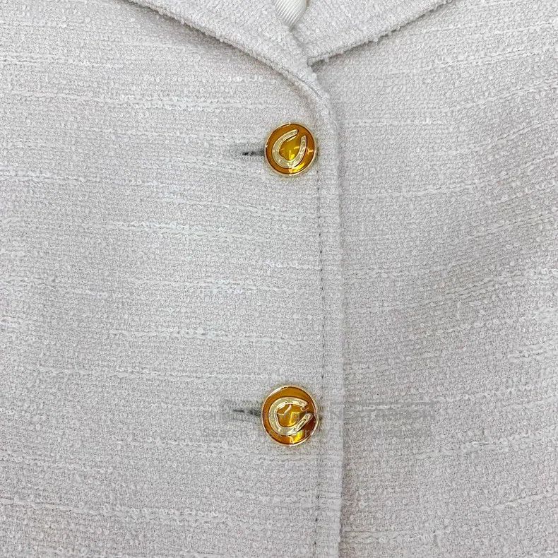 Gucci Gucci 22 styles of white cotton lapel single-breasted long Size XS / US 0-2 / IT 36-38 - 5 Thumbnail