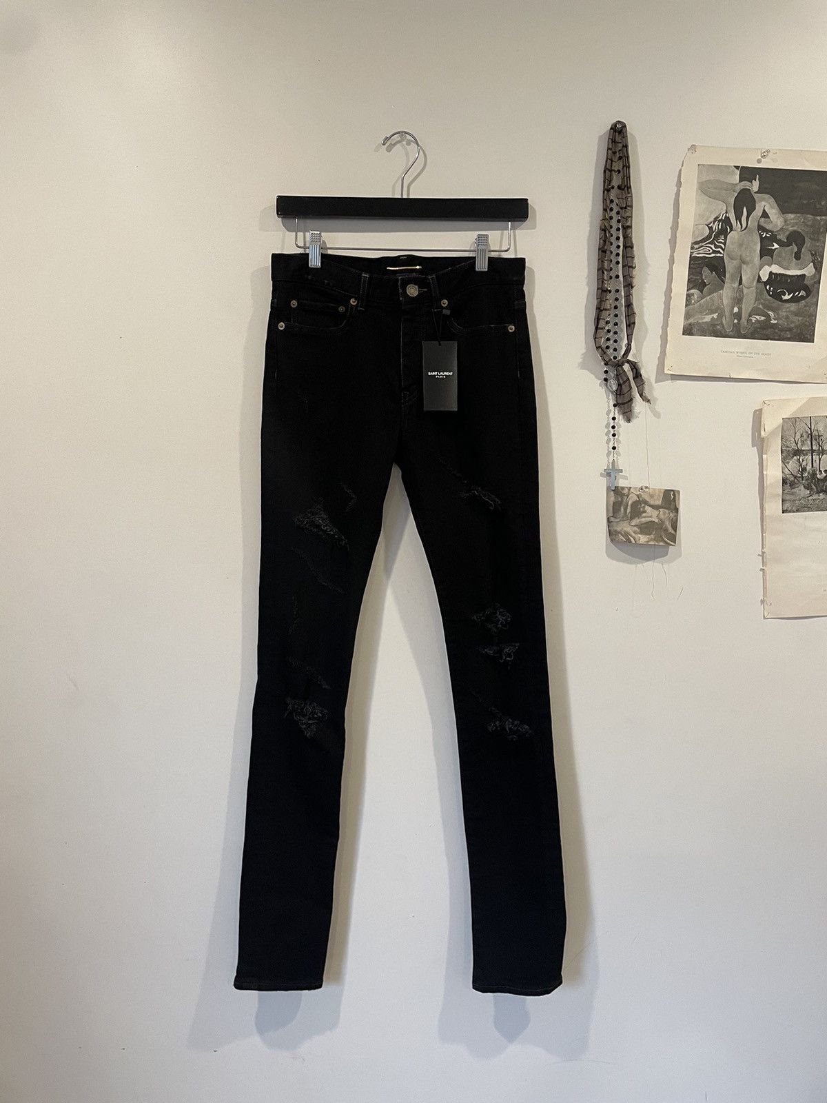 2015 D05 Overdyed Black Crash Denim