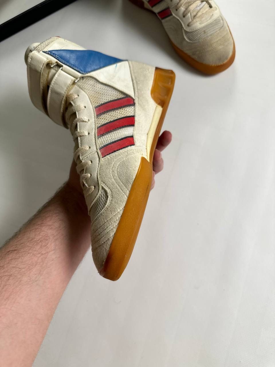 Adidas 70/80s Rare Adidas Made In West Germany High Shoes Size US 8 / EU 41 - 4 Thumbnail