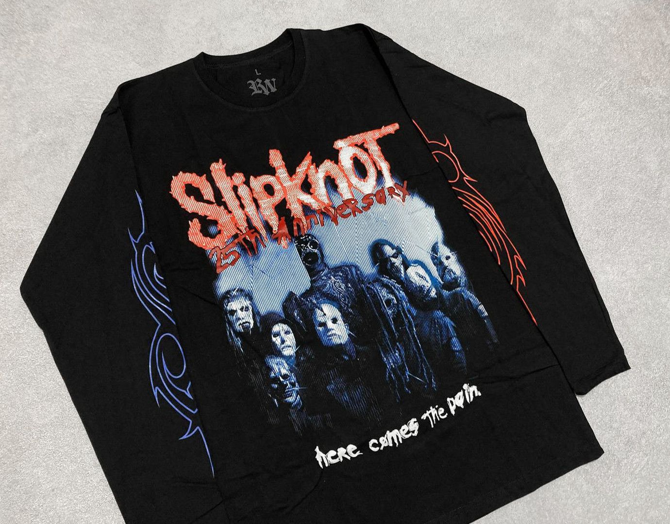 Band Tees Longsleeve Slipknot - Here Comes The Pain - nu metal Size US L / EU 52-54 / 3 - 2 Thumbnail