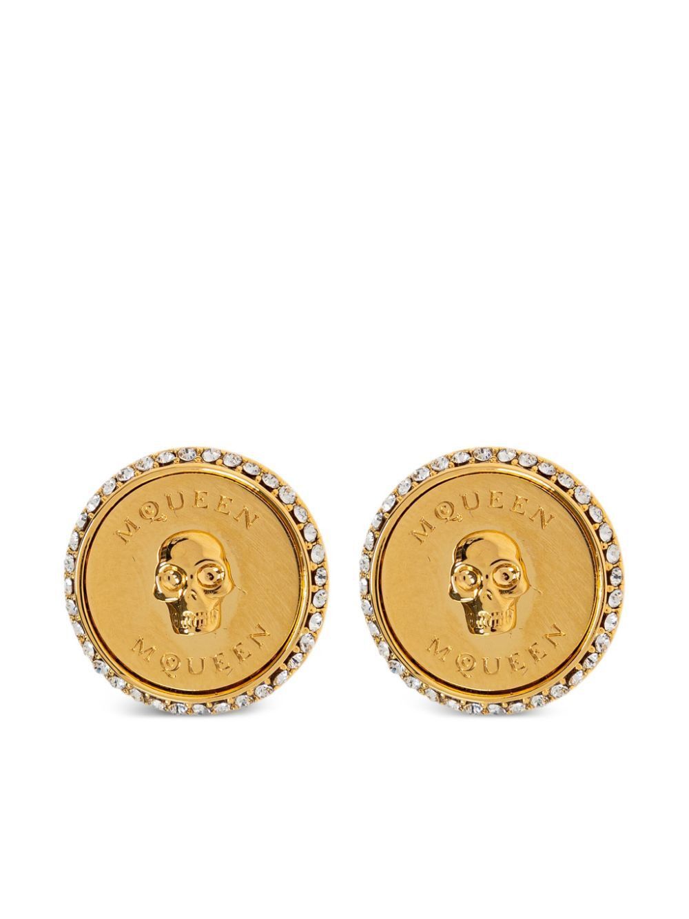 Alexander McQueen SOVEREIGN SKULL EARRINGS Size ONE SIZE - 1 Thumbnail