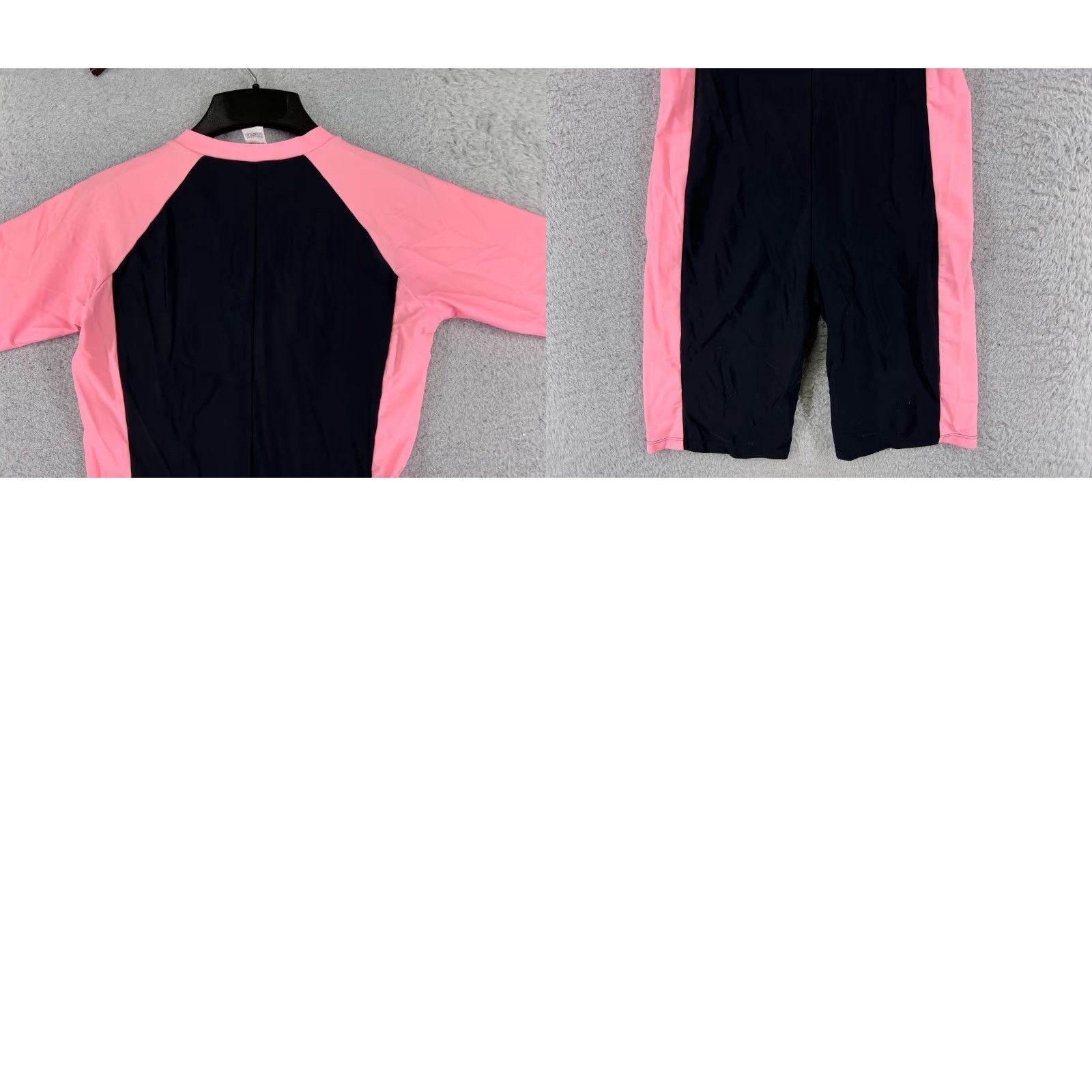 Vintage Swimsuit Womens XL Pink Short Sleeve One Piece Sports Surfing - Unbranded Navy? No, Pink. Wait. Size 40" / US 18 - 9 Thumbnail