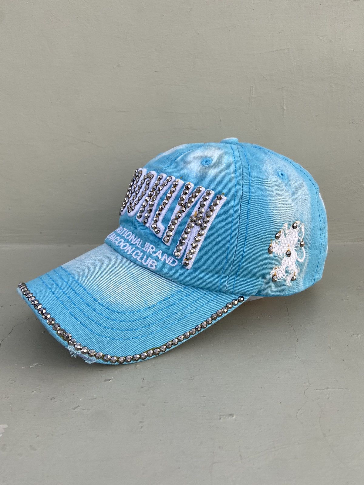If Six Was Nine 2000s t2cap brooklyn denim hat blue washed Size ONE SIZE - 3 Thumbnail