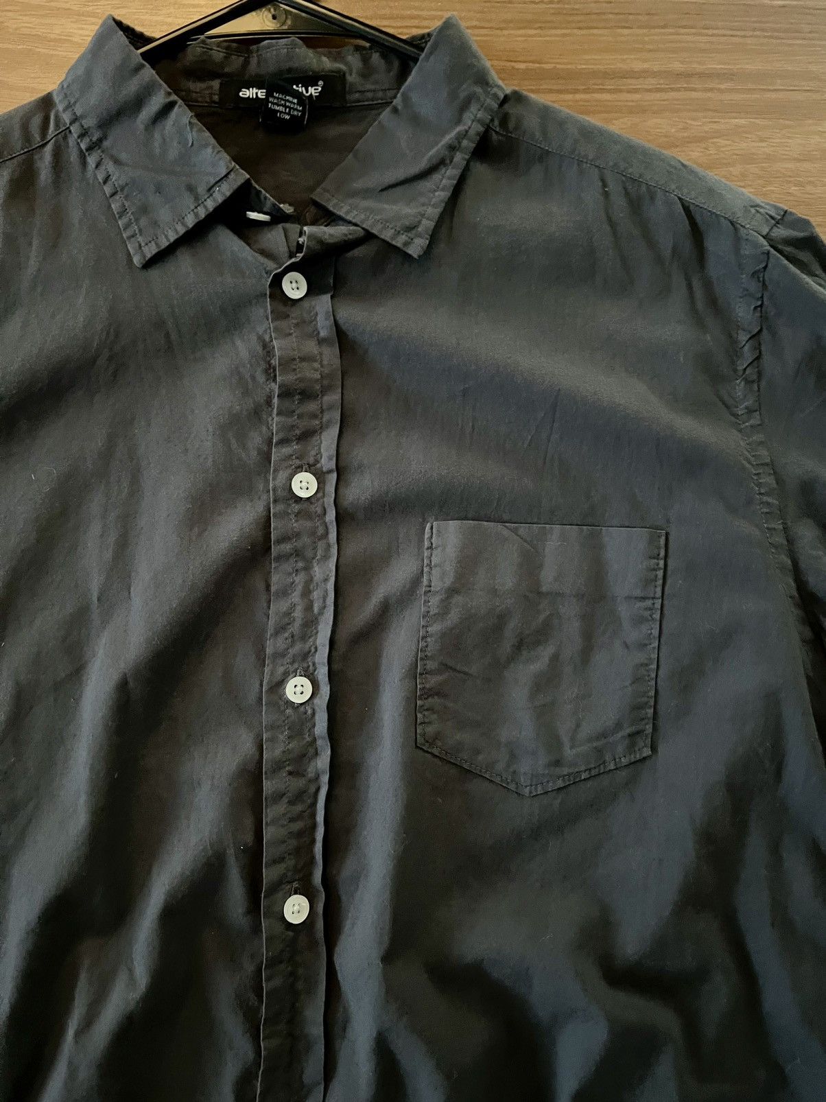 Alternative Apparel Unworn Vintage Alternative Apparel Lightweight Black Shirt M Size US M / EU 48-50 / 2 - 3 Thumbnail