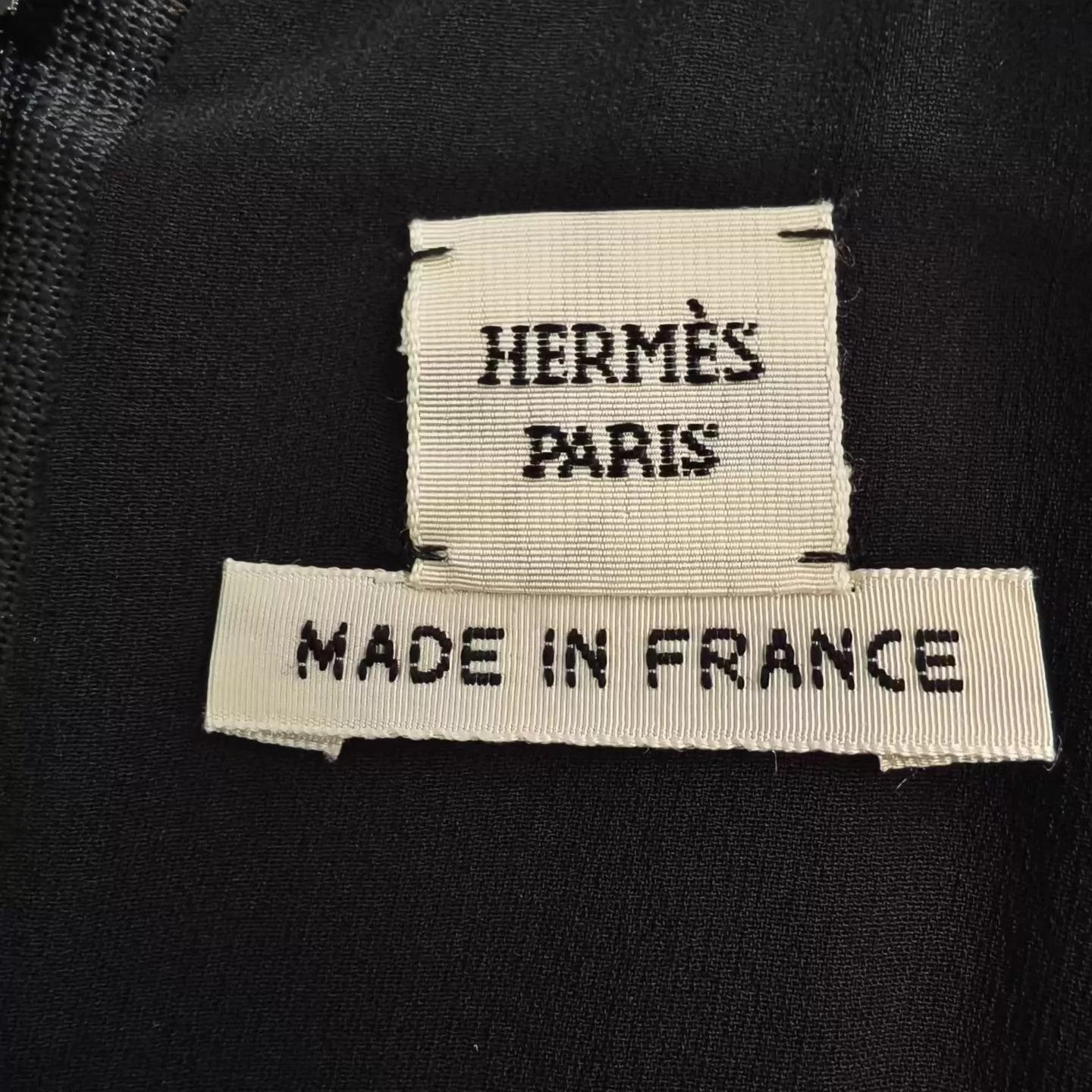 Hermes Hermes Black Tie Asymmetric Hem Long Dress Size XS / US 0-2 / IT 36-38 - 5 Thumbnail