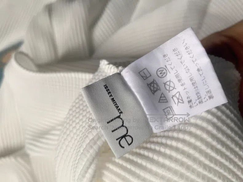 Issey Miyake Issey Miyake size:one size White Short Sleeve T-shirt Size XXS / US 00 / IT 34 - 2 Thumbnail