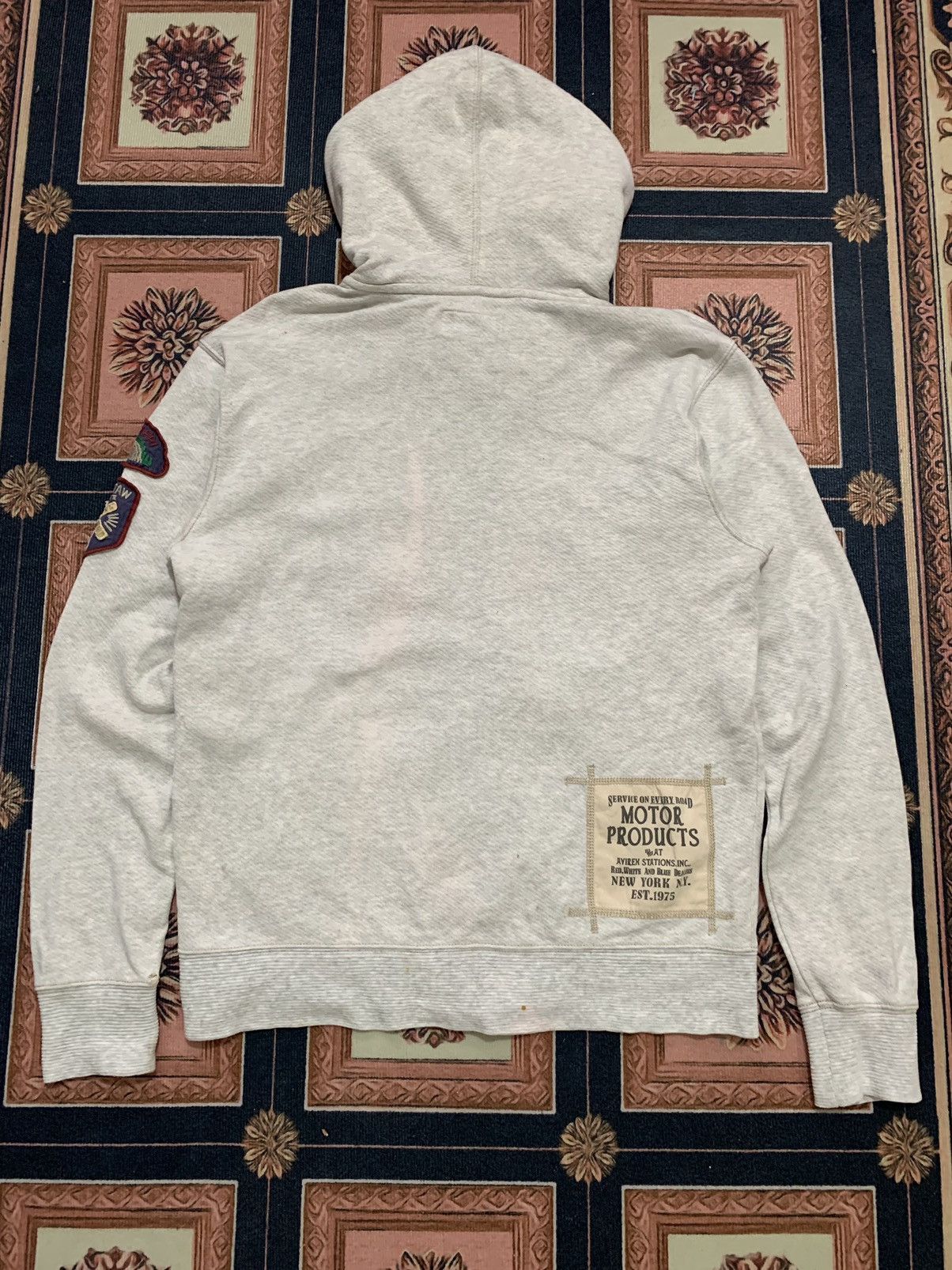 Avirex Vintage Y2K AVIREX Motor Tour Casual Zip Hoodie Size US L / EU 52-54 / 3 - 13 Thumbnail