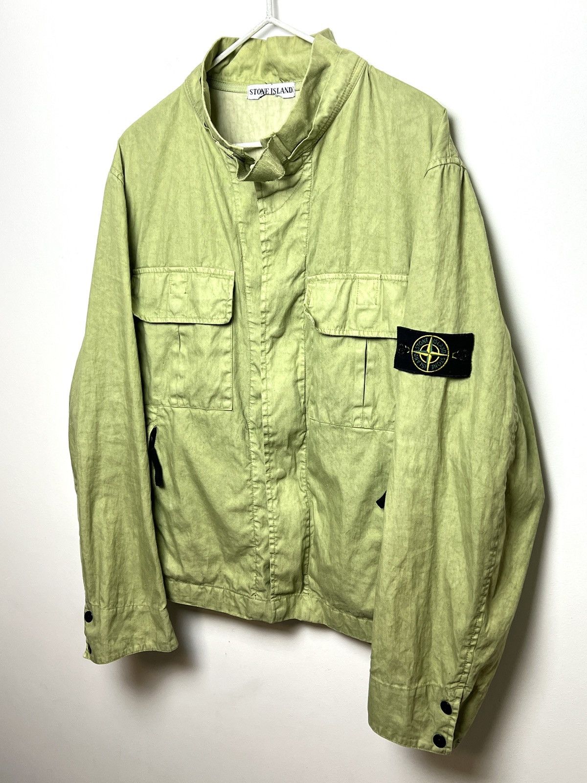 Massimo Osti stone island y2k 90s archive lino work jacket Size US L / EU 52-54 / 3 - 2 Thumbnail