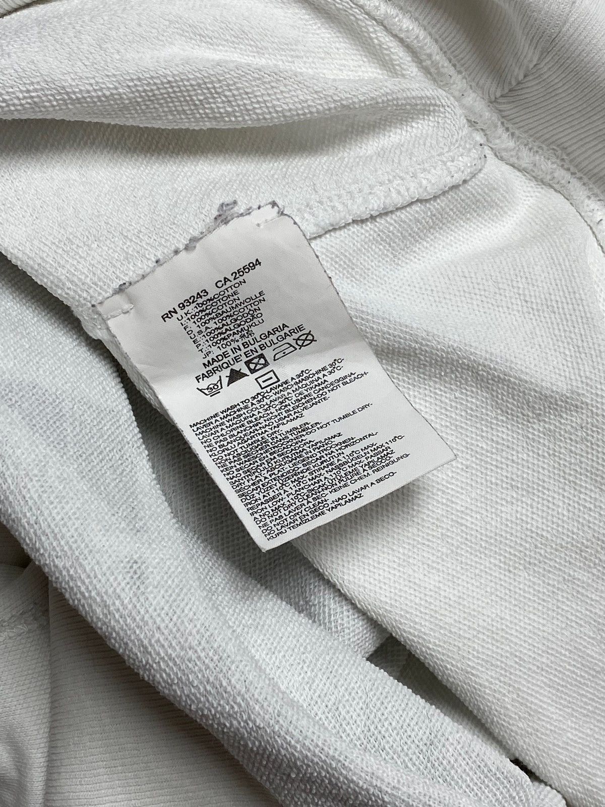 Diesel Vintage DIESEL Punk Head Screaming White Hoodie Y2K Size US M / EU 48-50 / 2 - 4 Thumbnail