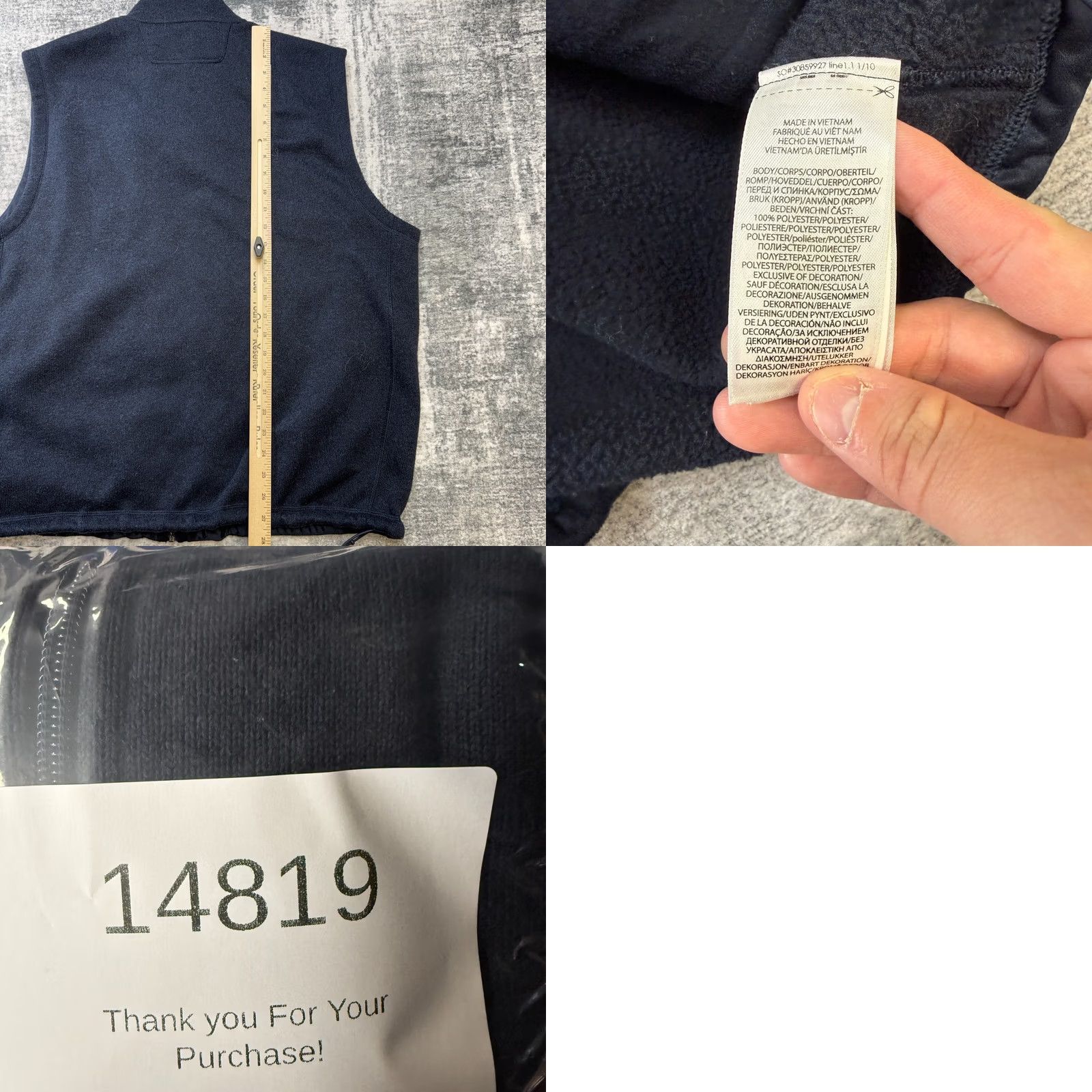 Polo Ralph Lauren Polo Ralph Lauren Vest Men 2XL Navy Blue Zip Jacket Windbreaker Polo Pony Travel - Blue, Full Zip, Lined, Pockets, Regular Fit Size US XXL / EU 58 / 5 - 8 Thumbnail