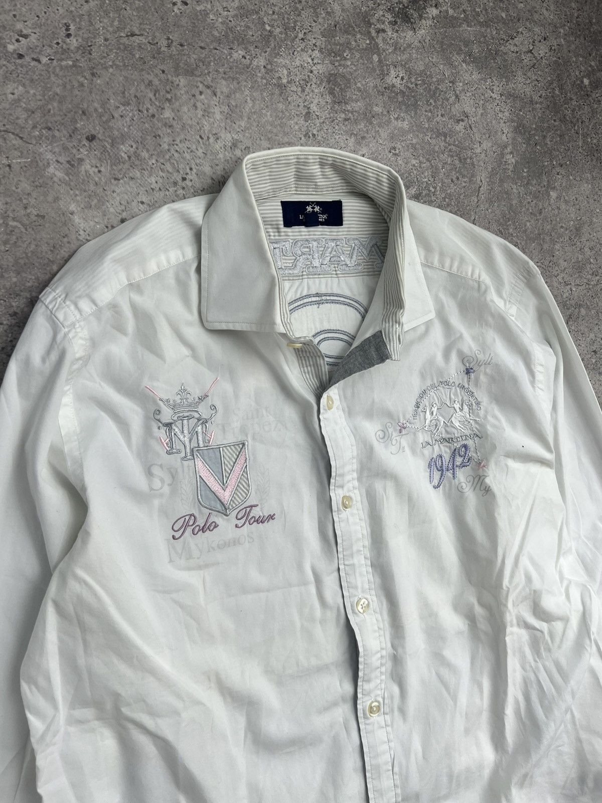 La Martina La Martina Shirt Long Sleeve Polo Cup Y2K Size L Size US L / EU 52-54 / 3 - 4 Thumbnail