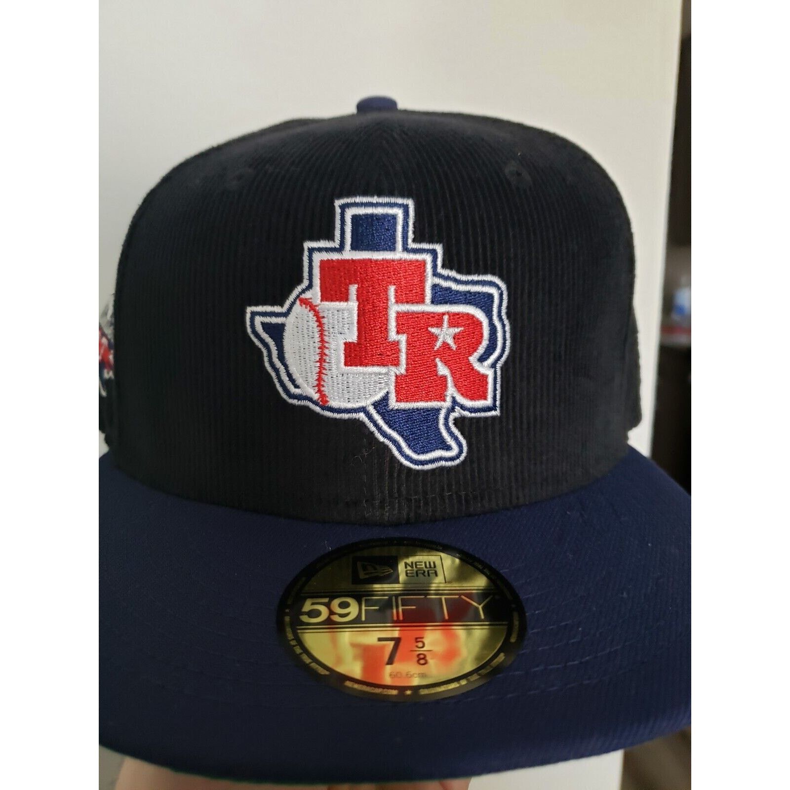 New Era Texas Rangers Hat Cap Corduroy 40th Ann 5950 7 5/8 New Era Size ONE SIZE - 1 Thumbnail