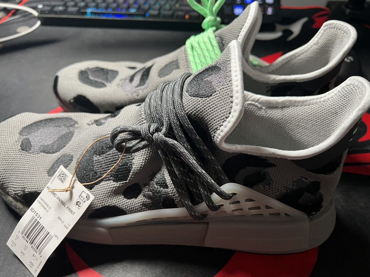 Adidas × Humanrace × Pharrell Adidas x Pharrell HU NMD ANIMAL PRINT in Gray/Black 12.5US Size US 12.5 / EU 45-46 - 2 Thumbnail