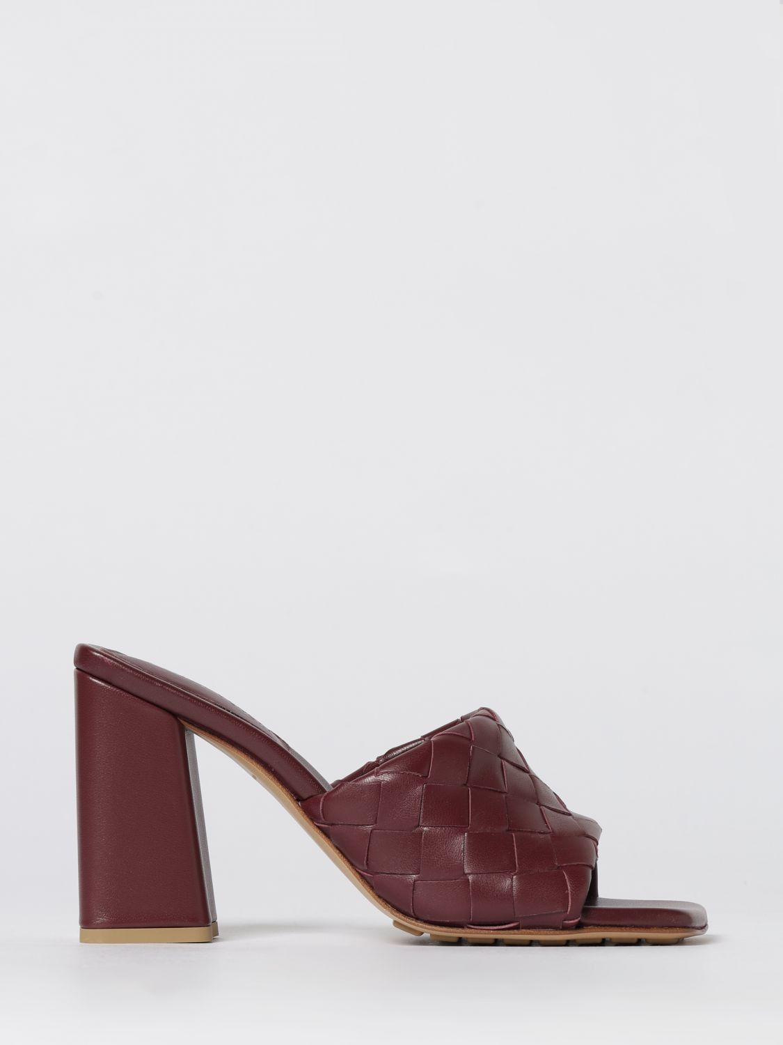 Bottega Veneta Bottega Veneta Heeled Sandal Woman Burgundy Size US 9.5 / IT 39.5 - 1 Thumbnail