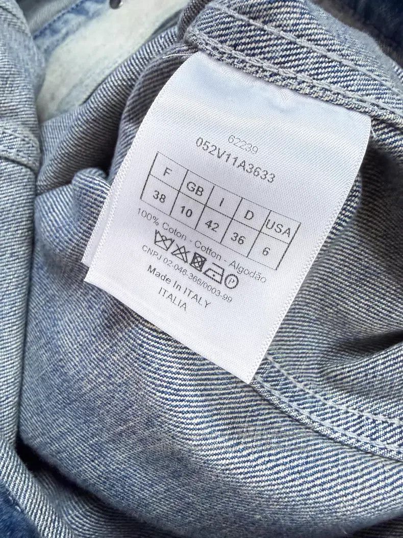 Dior Dior Little bee embroidered washed denim jacket Size XS / US 0-2 / IT 36-38 - 6 Thumbnail