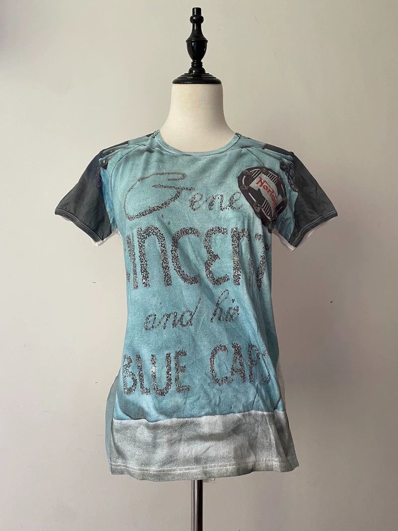Vivienne Westwood Vivienne Westwood Vintage Blue Short Sleeve T-Shirt - dmc Size US M / EU 48-50 / 2 - 1 Thumbnail